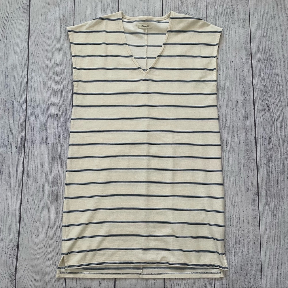 Madewell Vacances Leta Striped Shift Dress Size Small